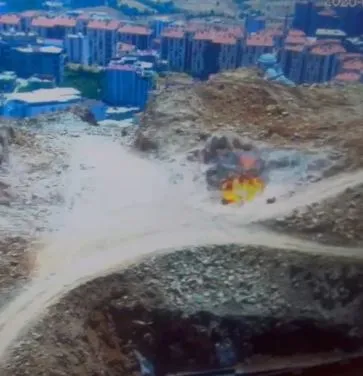Şırnak'ta toplu konut inşaatından patlamamış mühimmat çıktı