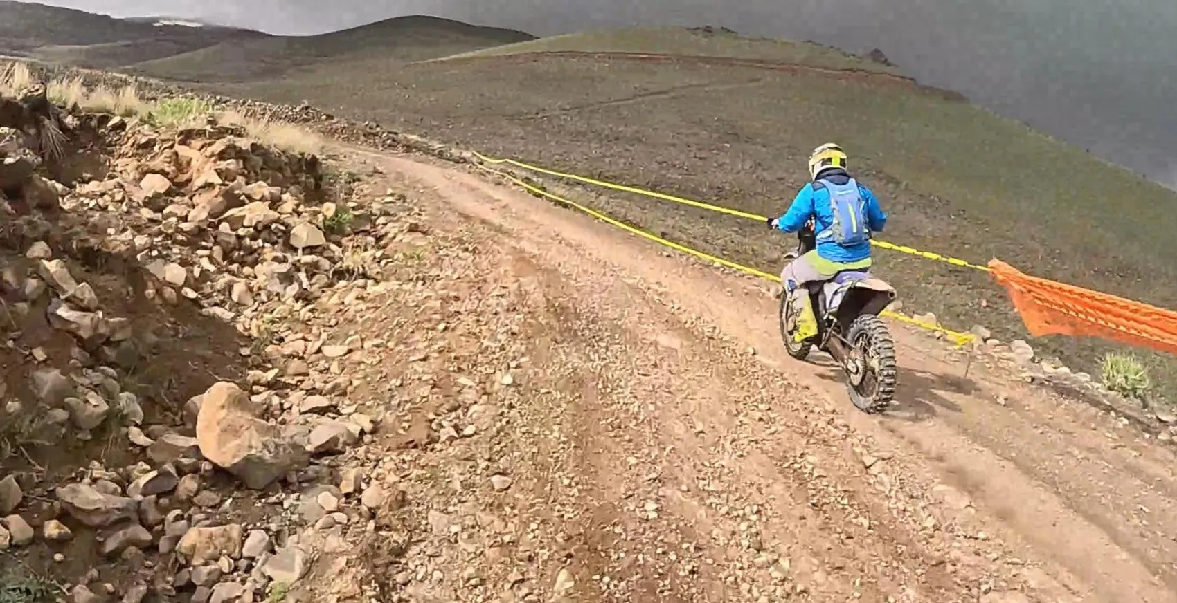 Ağrı zirvelerinde motor sporları heyecanı nefes kesti