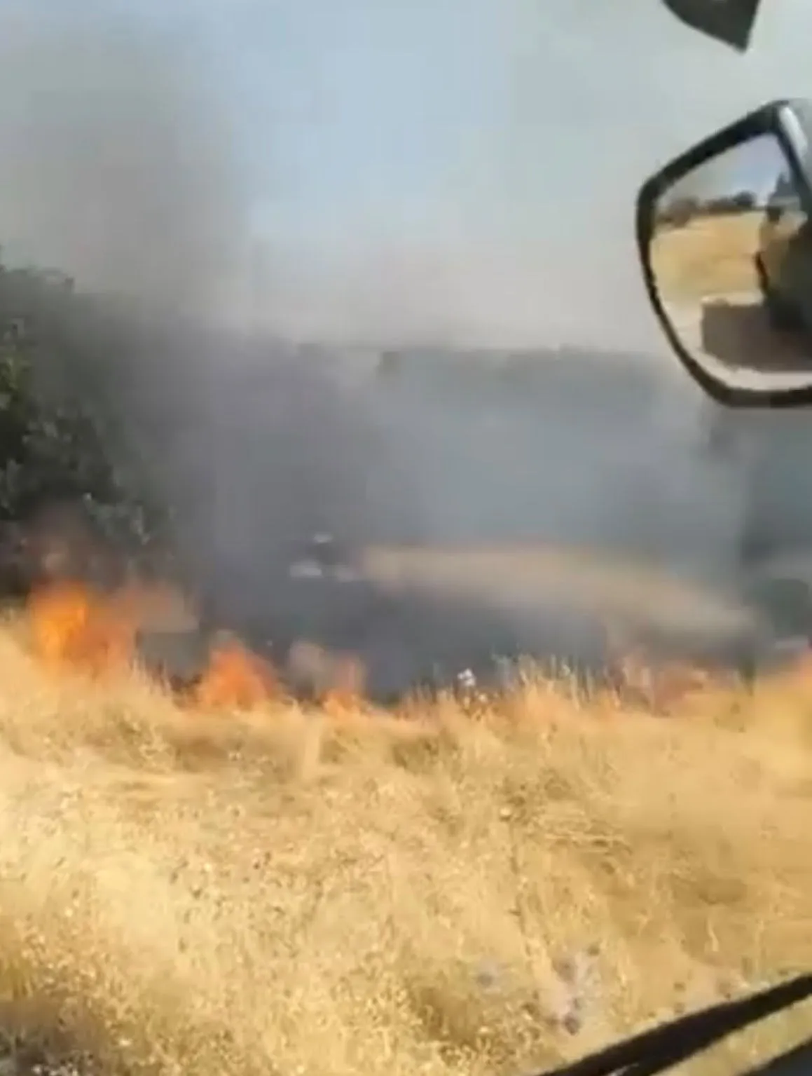 Lice Türeli bölgesindeki örtü yangını yerleşim yerlerini tehdit ediyor