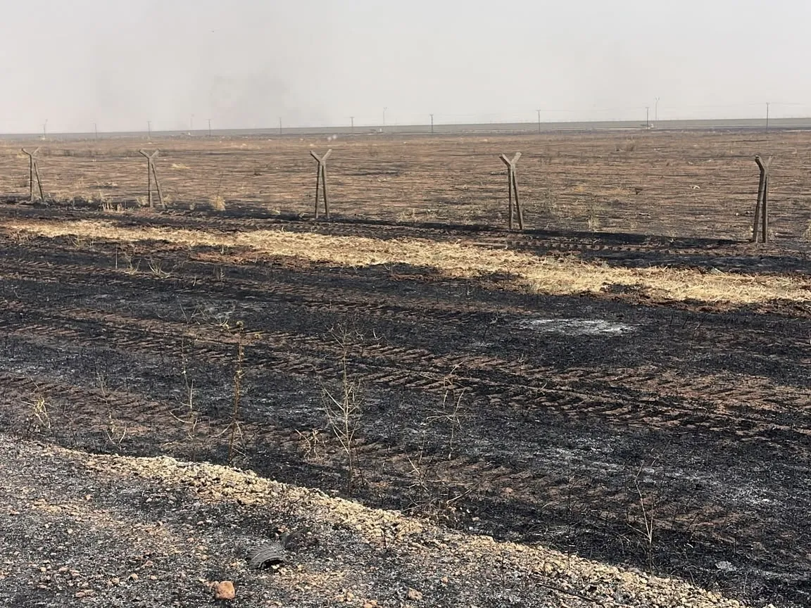 Nusaybin'deki anız yangınında görevli itfaiyeci hayatını kaybetti
