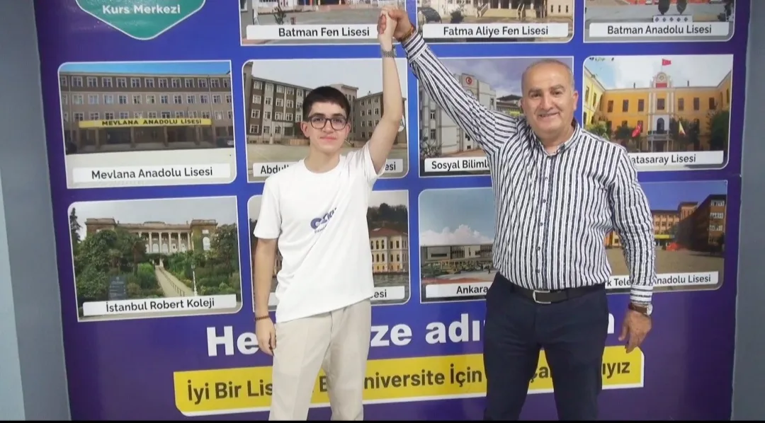 Batmanlı LGS şampiyonuna kurs merkezinden 500 bin liralık ödül