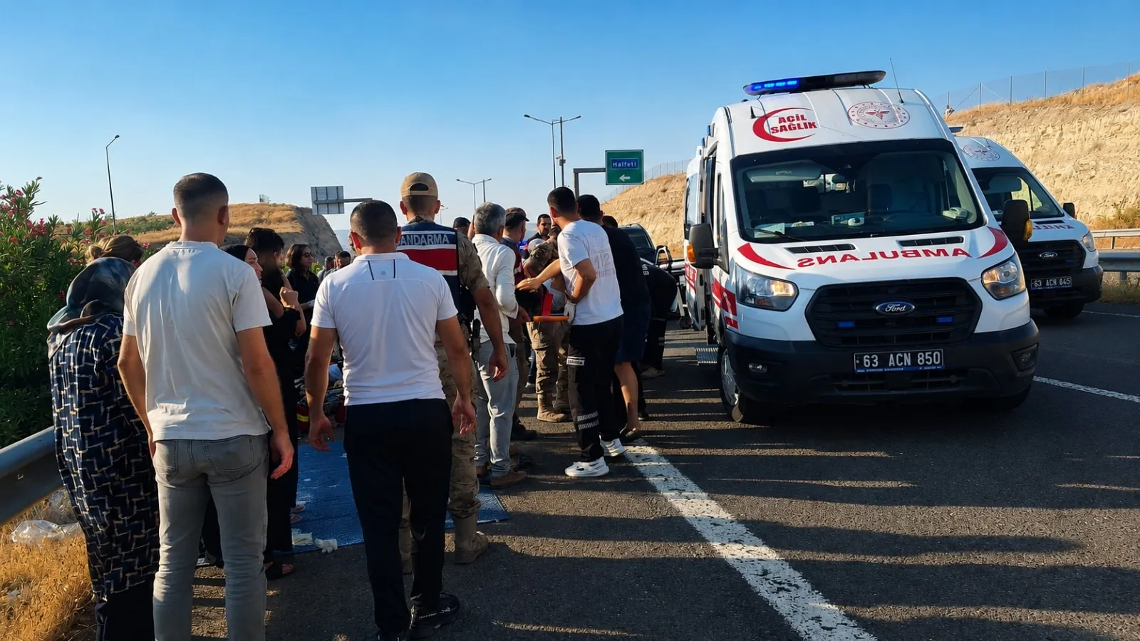 Halfeti yolundaki feci kazada 2 kişi yaşamını yitirdi