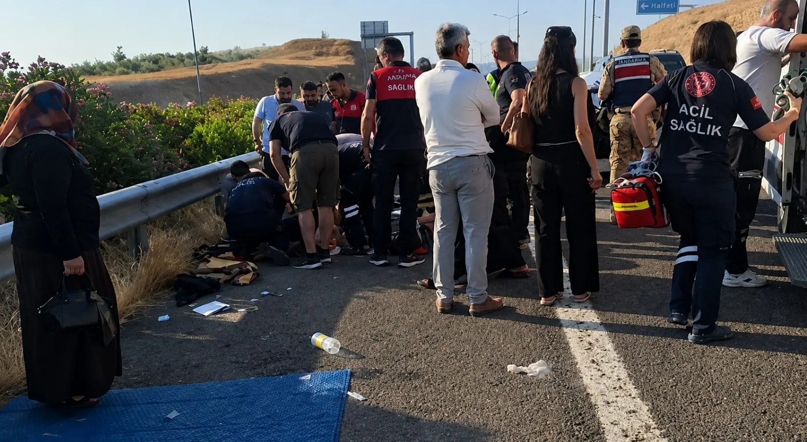 Halfeti yolundaki feci kazada 2 kişi yaşamını yitirdi