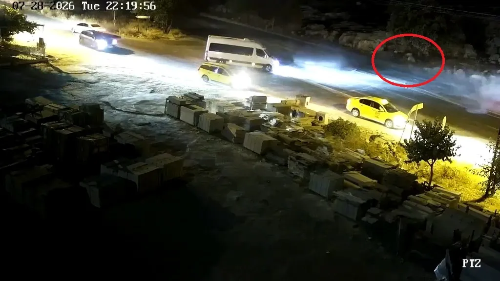 Mardin Artuklu yolunda yaşanan feci kazanın güvenlik kamerası görüntüleri yayınlandı