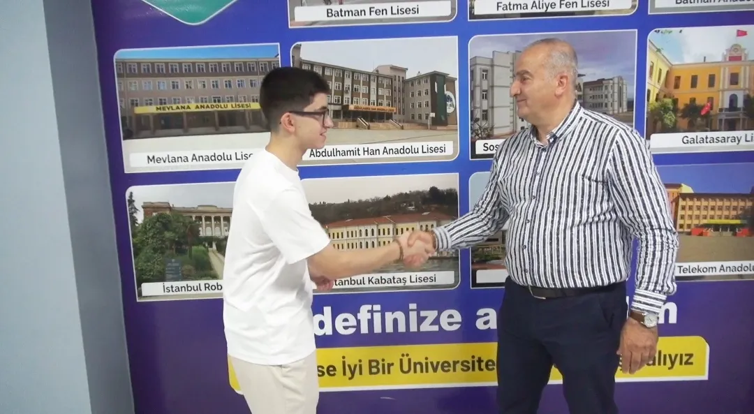 Batmanlı LGS şampiyonuna kurs merkezinden 500 bin liralık ödül