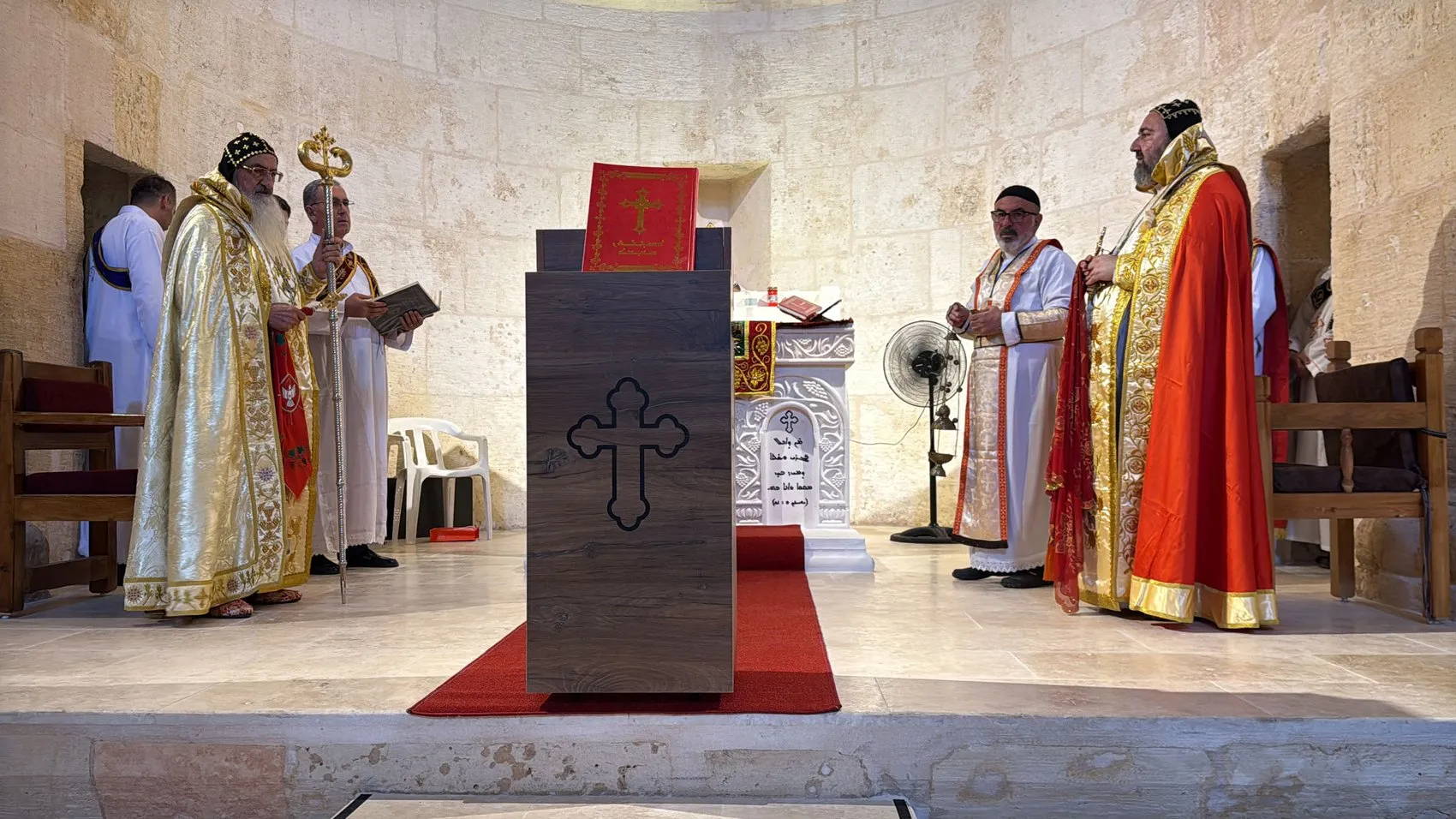 Midyat'taki 1600 yıllık tarihi kilise yarım asır sonra kapılarını açtı