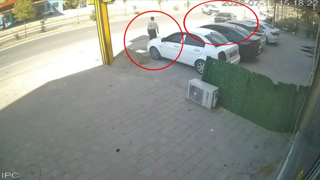 Silvan'da kontrolden çıkan cipin çarptığı yaya ölümden döndü