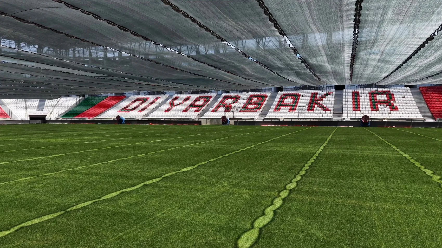 Amedspor için Diyarbakır Stadyumu Süper Lig standartlarına uygun hale getiriliyor