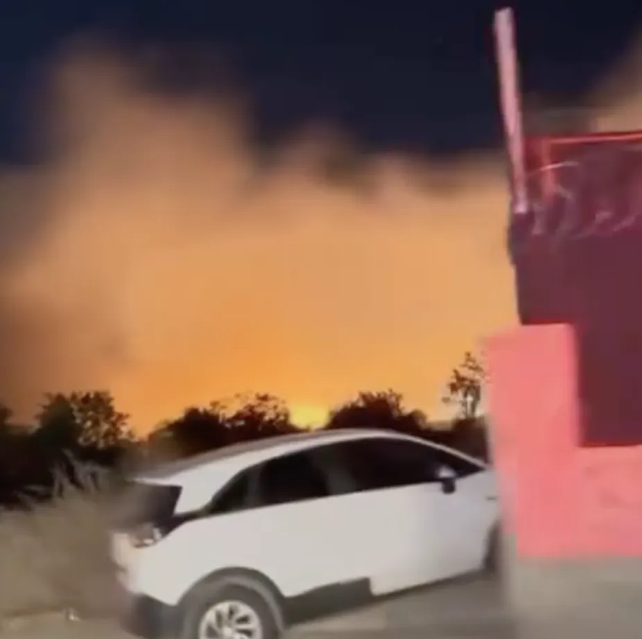 Lice kırsalındaki arazide henüz belirlenemeyen bir sebeple örtü yangını başladı