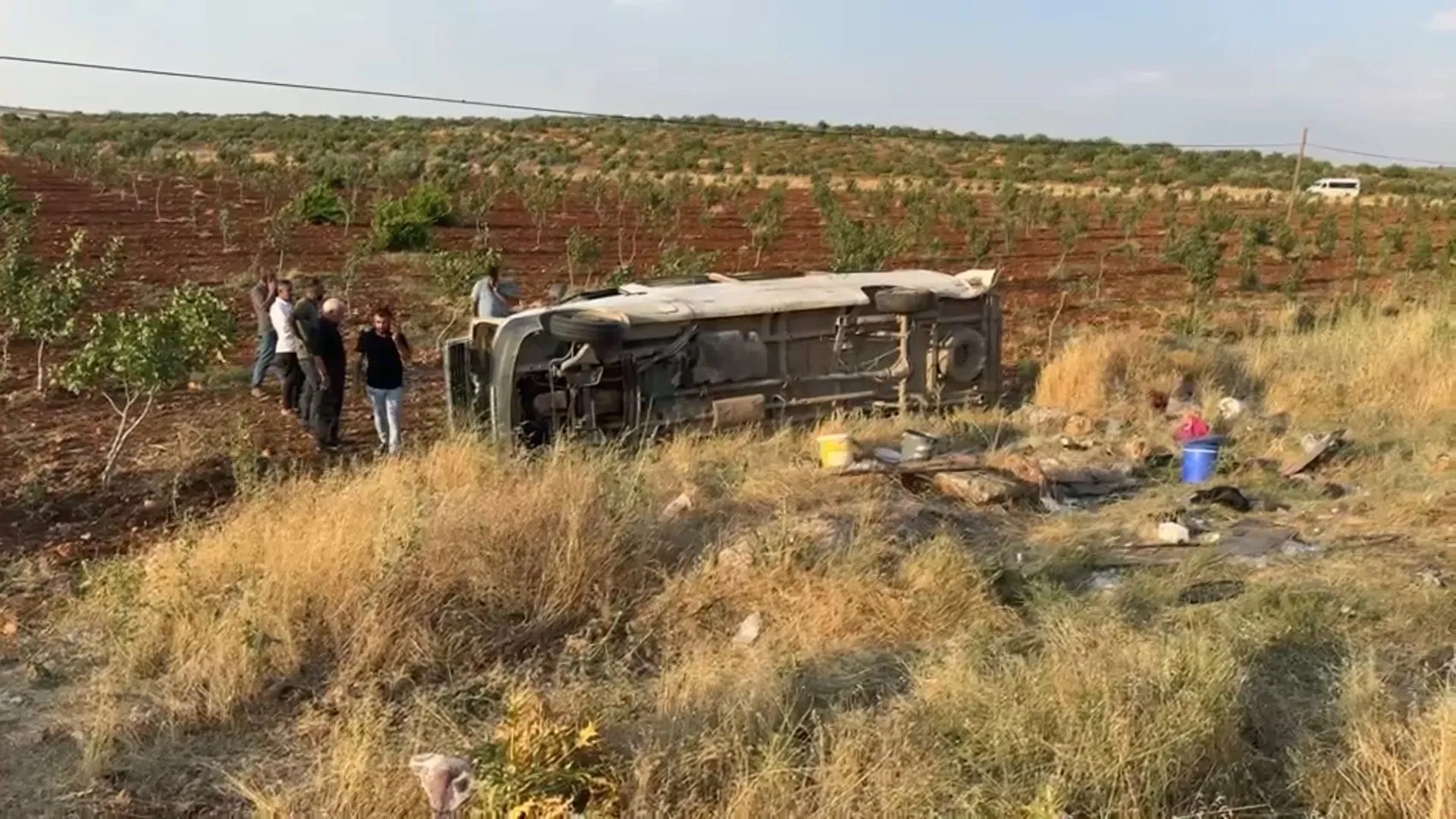 Suruç yolunda minibüs kazası sonucu 22 tarım işçisi yaralandı