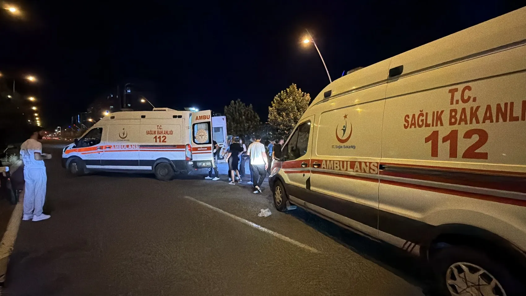 Kayapınar’da bisikletli kadına taksi çarptı