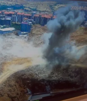 Şırnak'ta toplu konut inşaatından patlamamış mühimmat çıktı