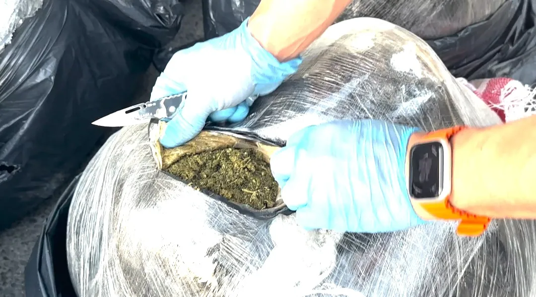 Batman girişinde pamuk yüklü TIR'larda 122 kilo uyuşturucu ele geçirildi
