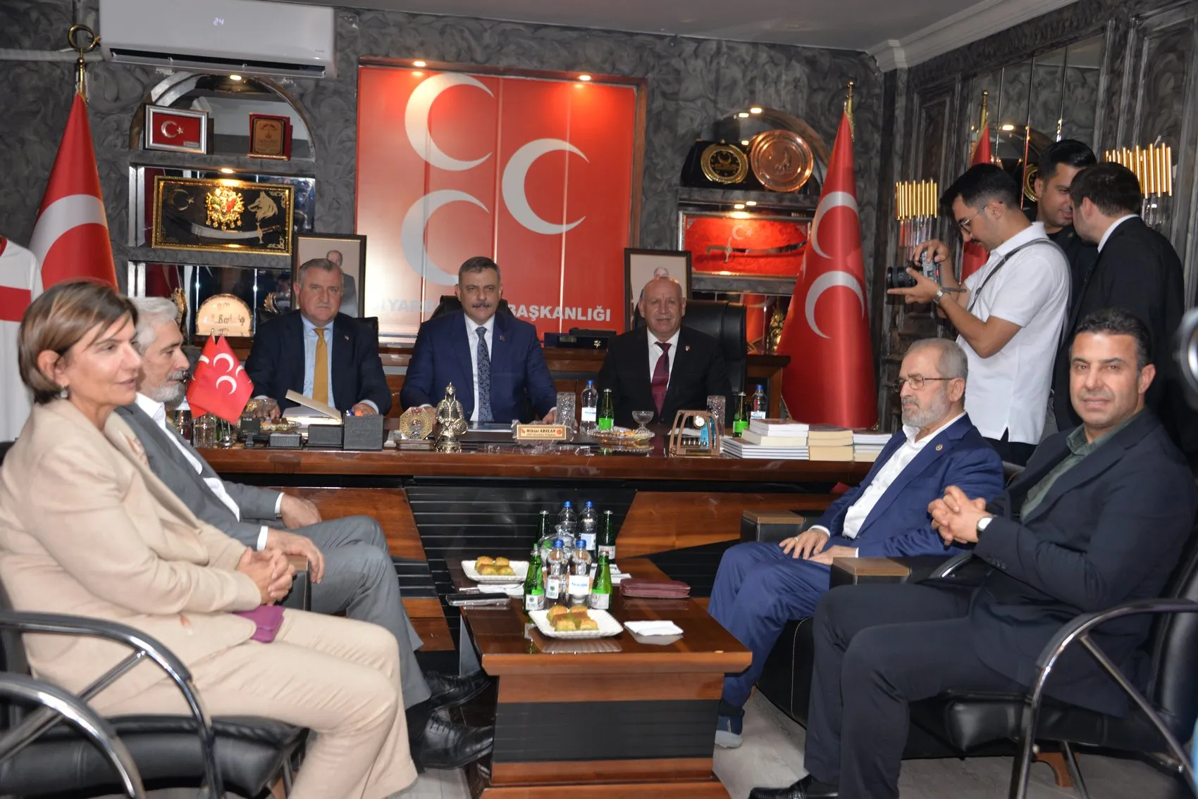 Bakanlar Diyarbakırda maç öncesi temaslarda bulundu
