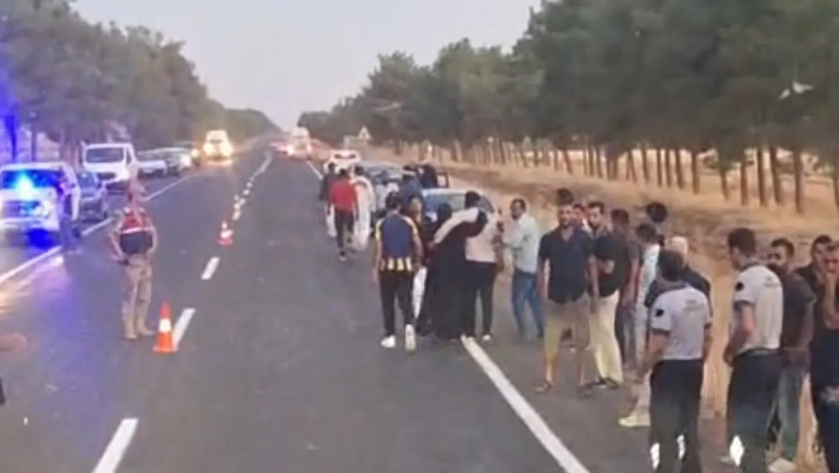 Ceylanpınar yolunda otomobil şarampole uçtu 1 kişi yaşamını yitirdi