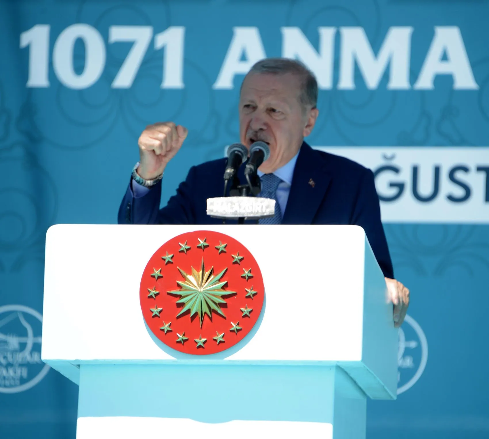 Erdoğan Malazgirt'te Türkiye'nin yürüyüşünü kimse durduramaz