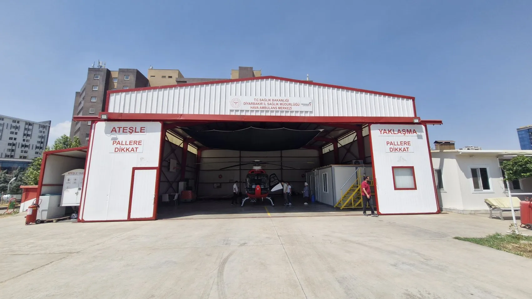 Diyarbakır ambulans helikopteri yılın ilk yedi ayında 128 hayat kurtardı