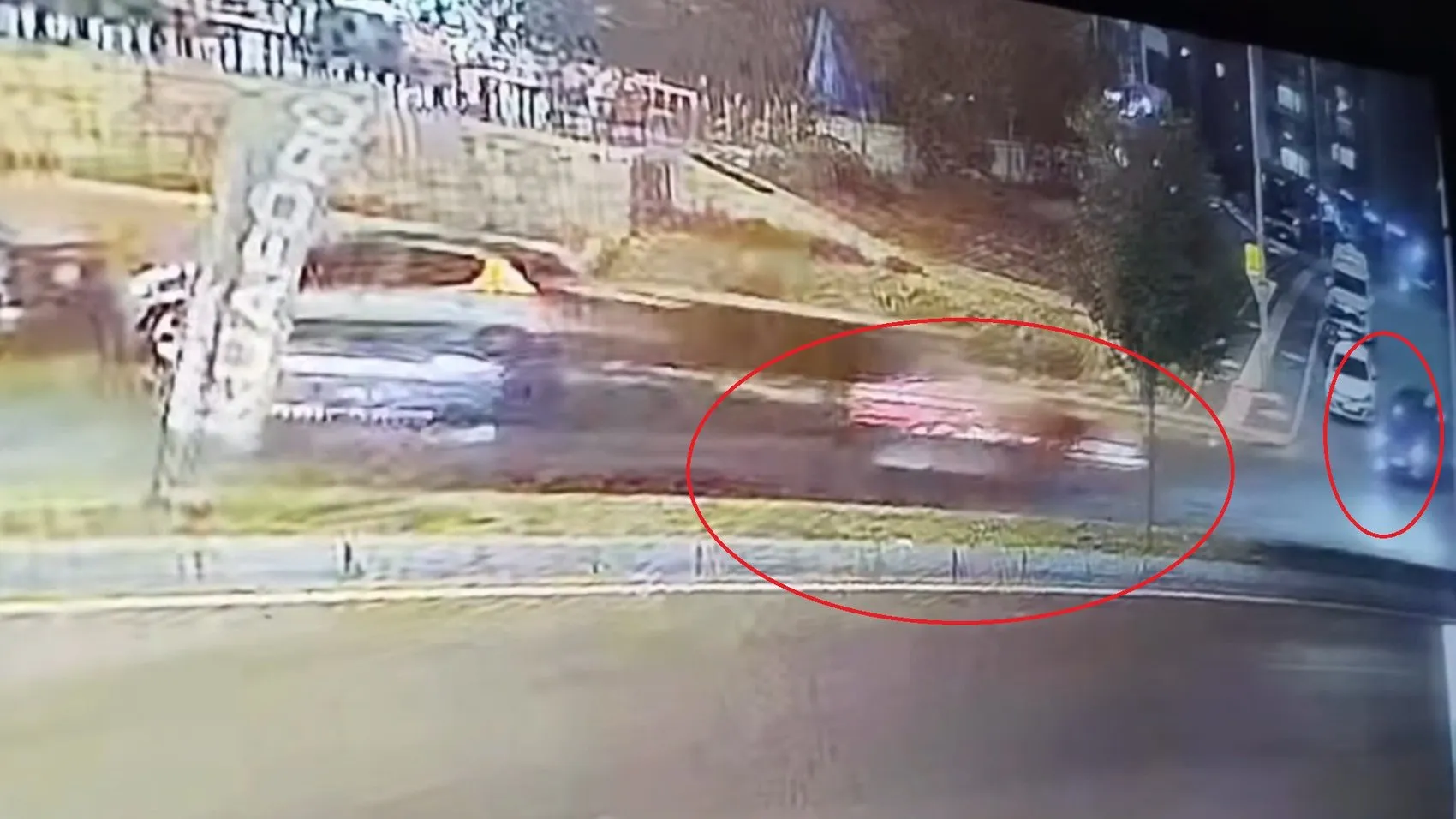 Diyarbakırda ters yöne giren kurye ölümden döndü