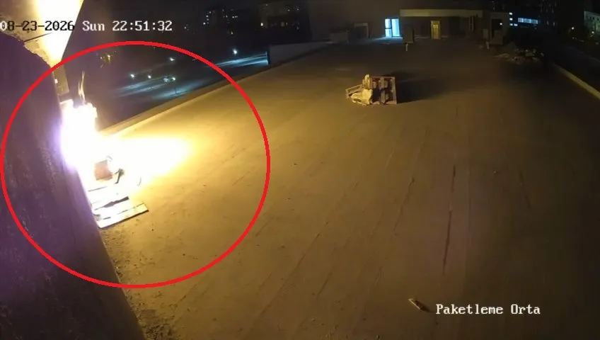 Plazadaki yangının nedeni güvenlik kamerasında: Nargile közü