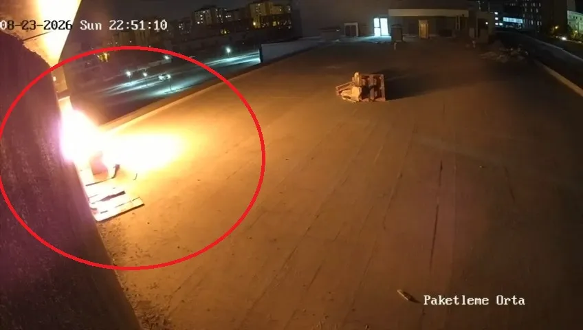Plazadaki yangının nedeni güvenlik kamerasında: Nargile közü