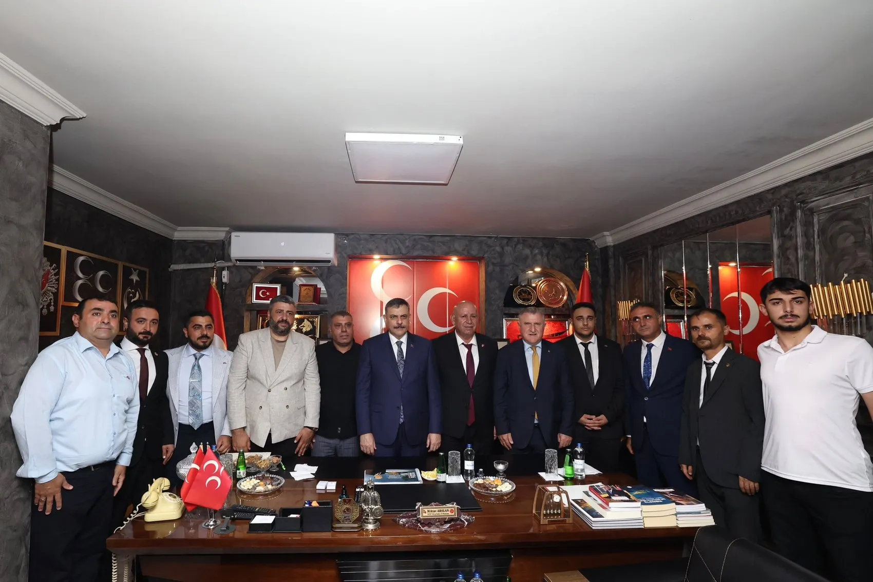 Bakanlar Diyarbakırda maç öncesi temaslarda bulundu