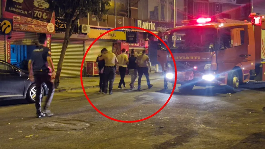 Diyarbakır Yenişehirde çatı yangını sonrası iki kişi gözaltına alındı