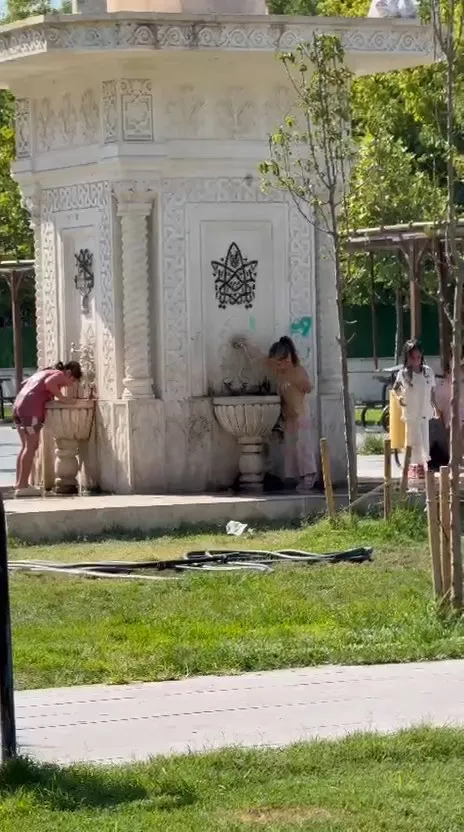 Diyarbakırda kavurucu sıcaklar yaşamı durdurma noktasına getirdi