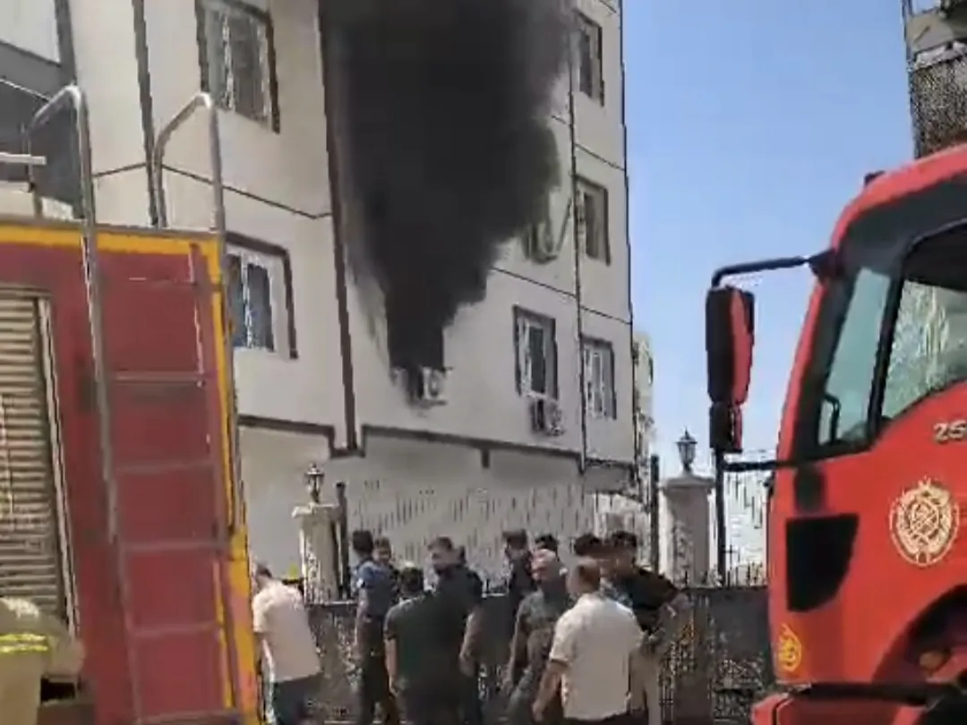 Nusaybin'de apartman dairesinde çıkan yangın paniğe yol açtı