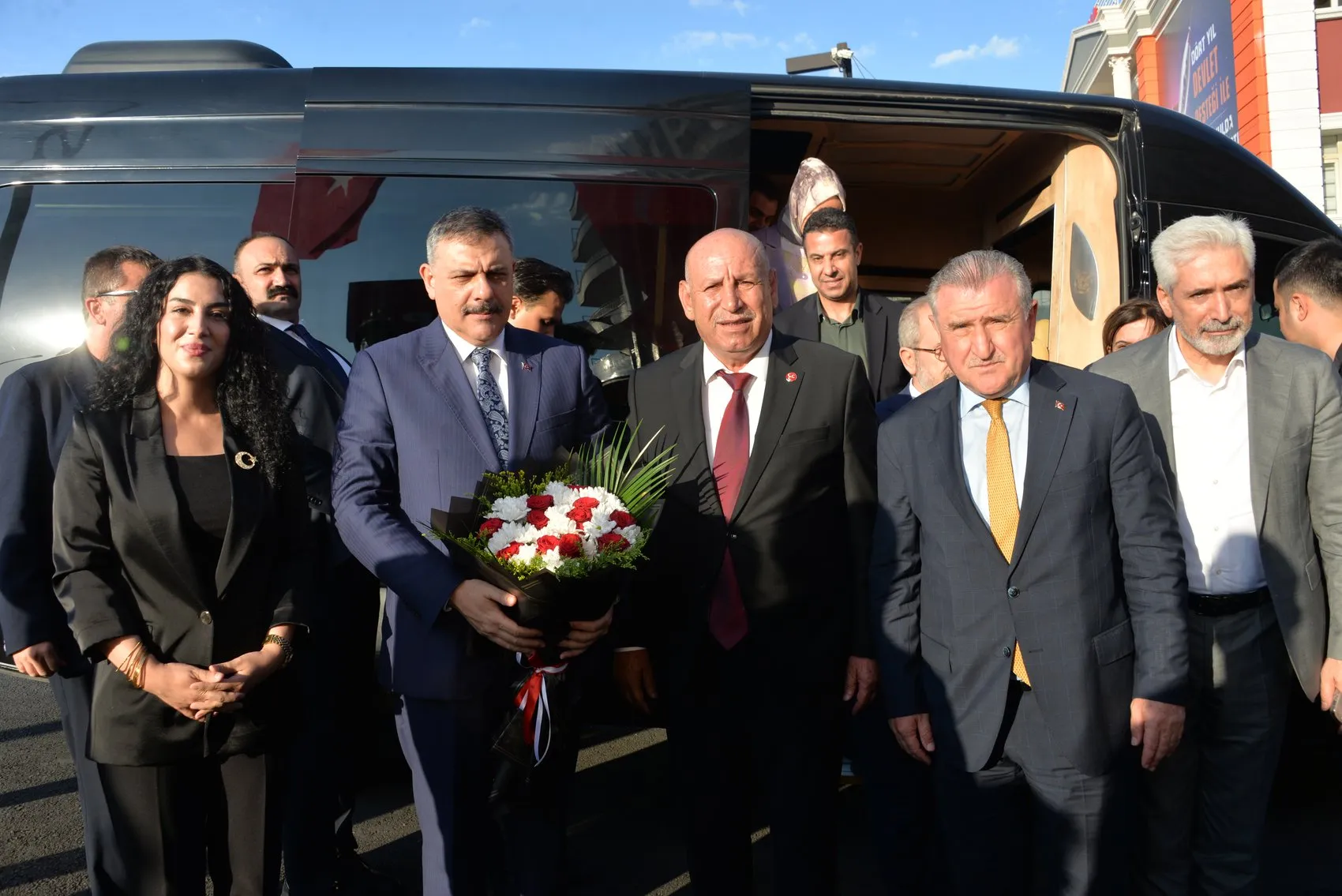 Bakanlar Diyarbakırda maç öncesi temaslarda bulundu
