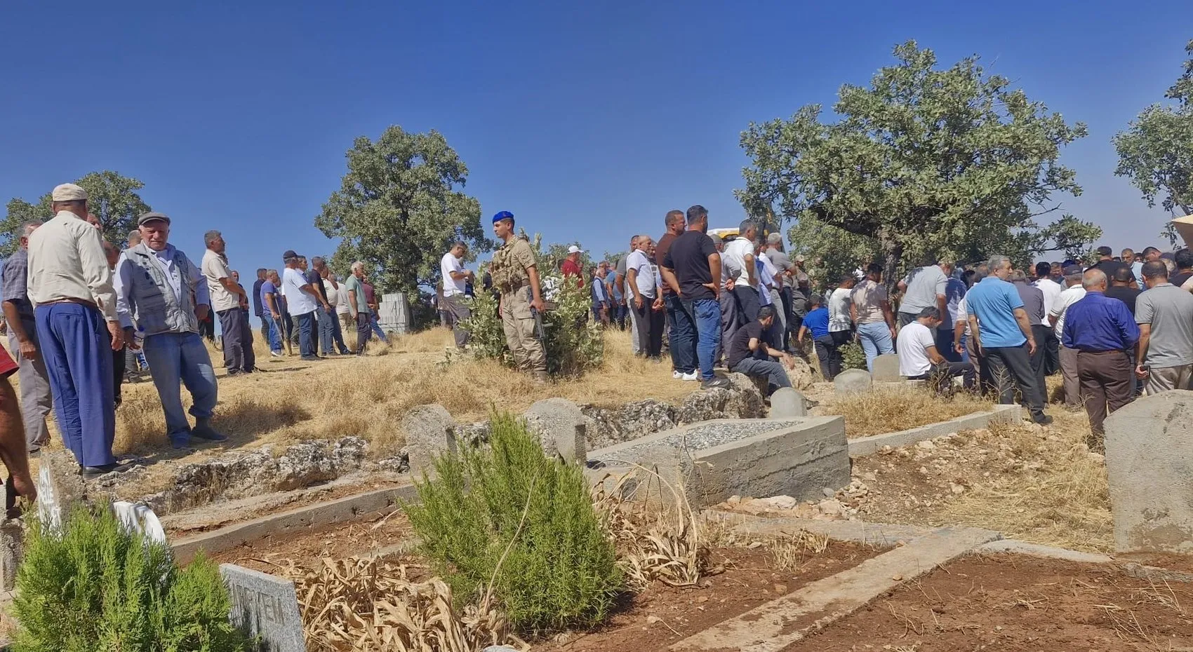 Ömerli ilçesindeki silahlı kavgada yaşamını yitiren İbrahim Kortak toprağa verildi