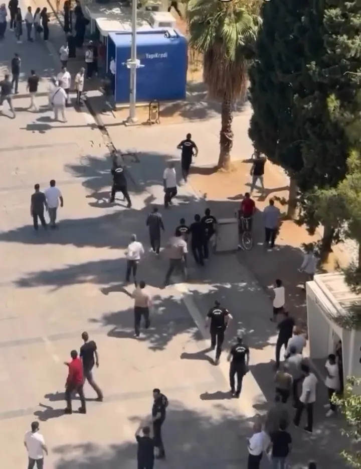 Kızıltepe meydanında borç yüzünden tekmeli yumruklu kavga çıktı