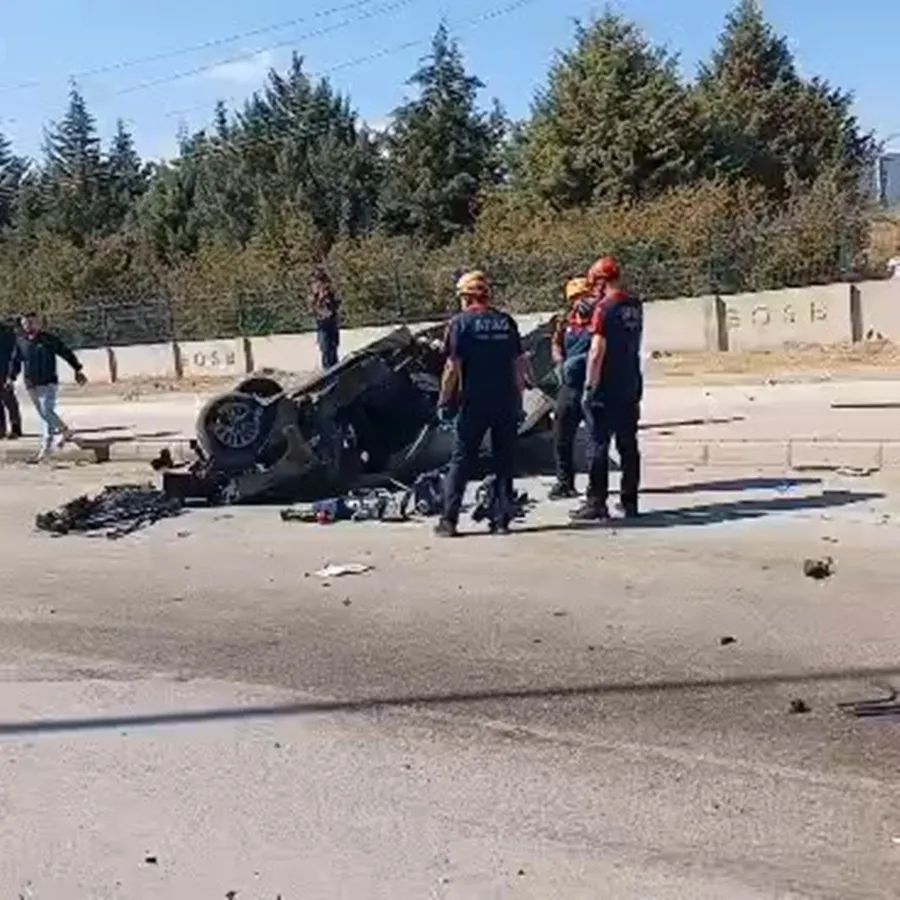 Elazığ yolunda feci kaza iki kişi hayatını kaybetti