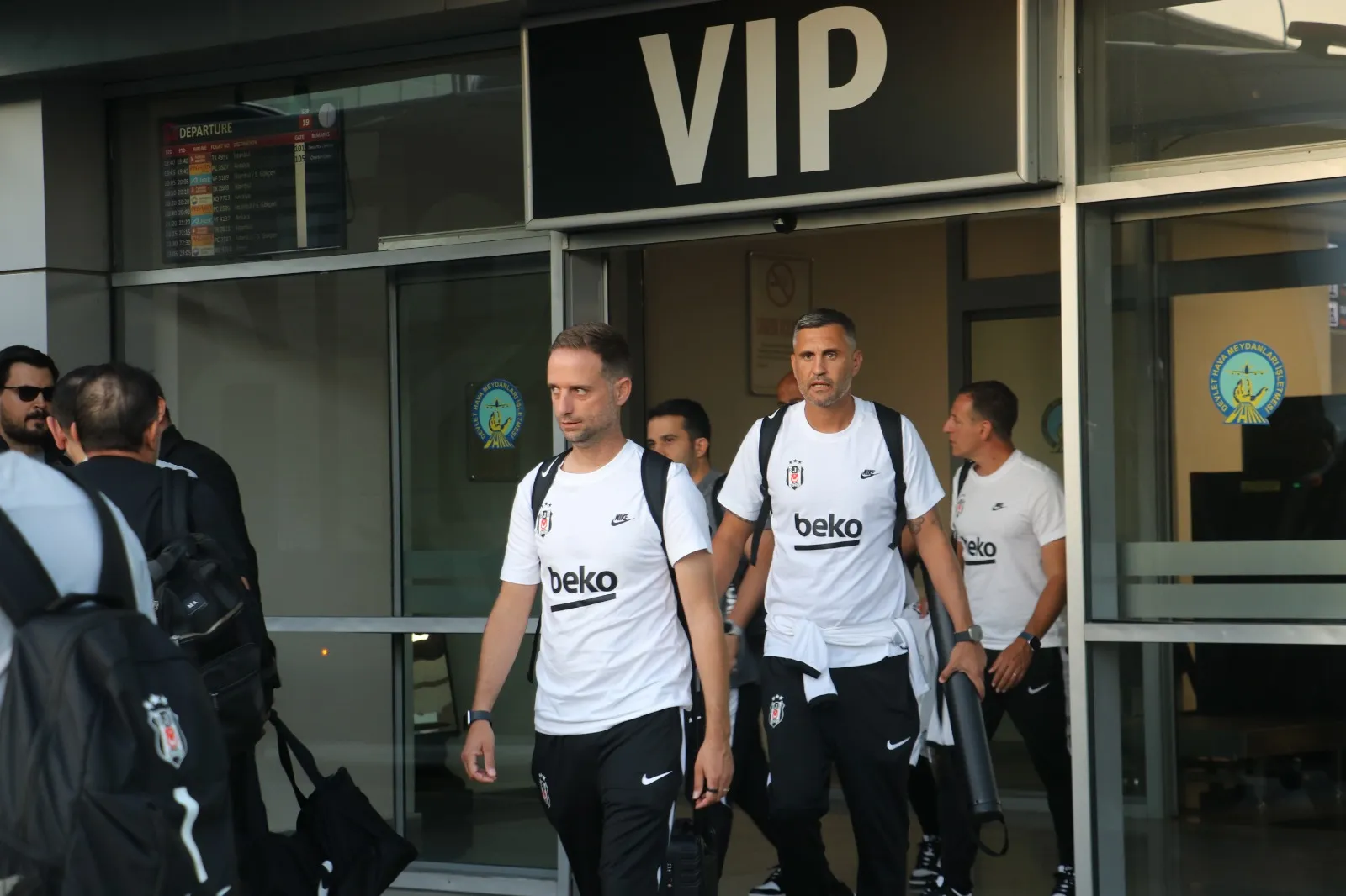 Beşiktaş Amedspor maçı için Diyarbakır'a iniş yaptı