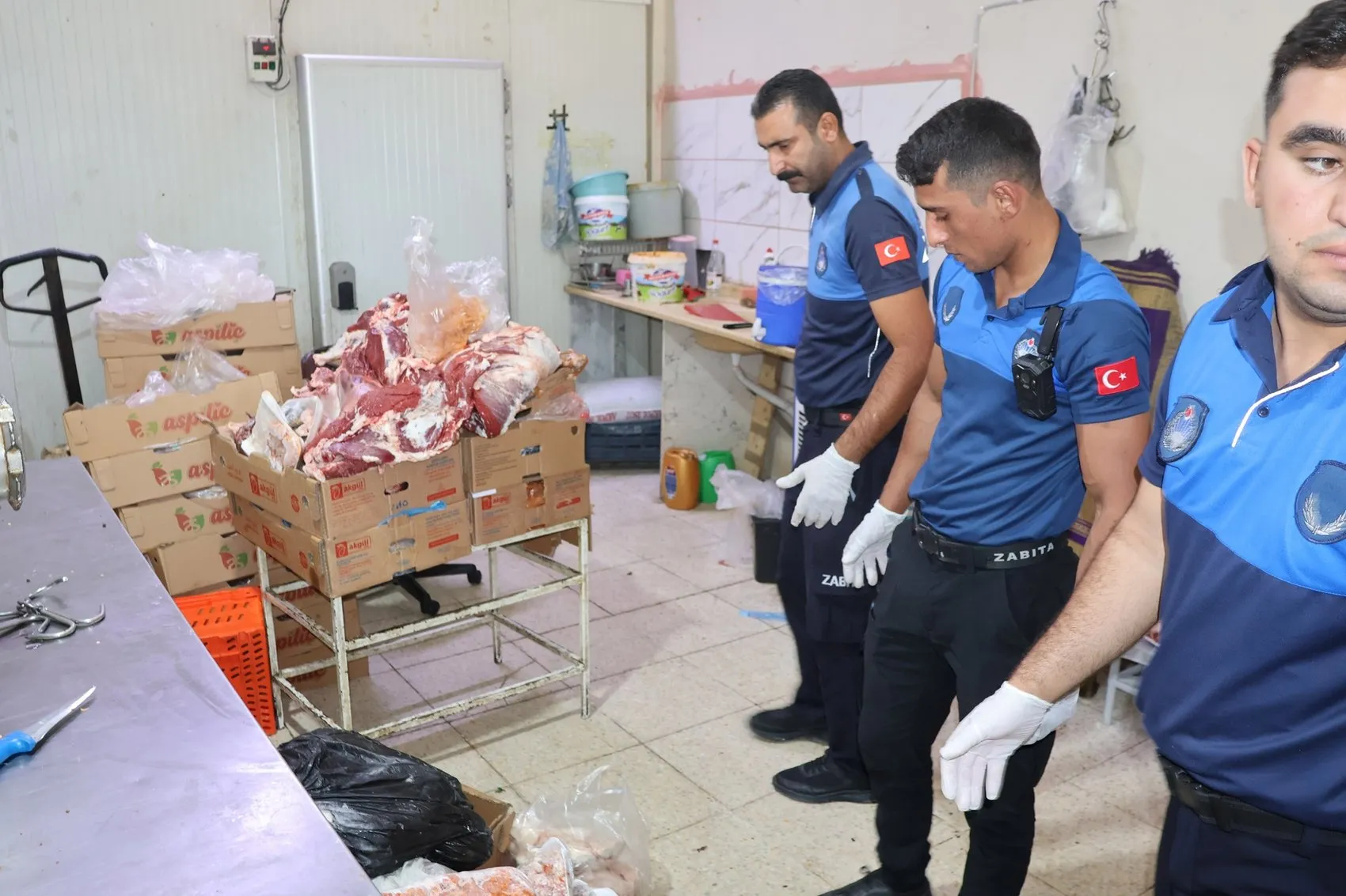 Şanlıurfa'da kasap denetiminde 315 kilo sağlıksız et yakalandı