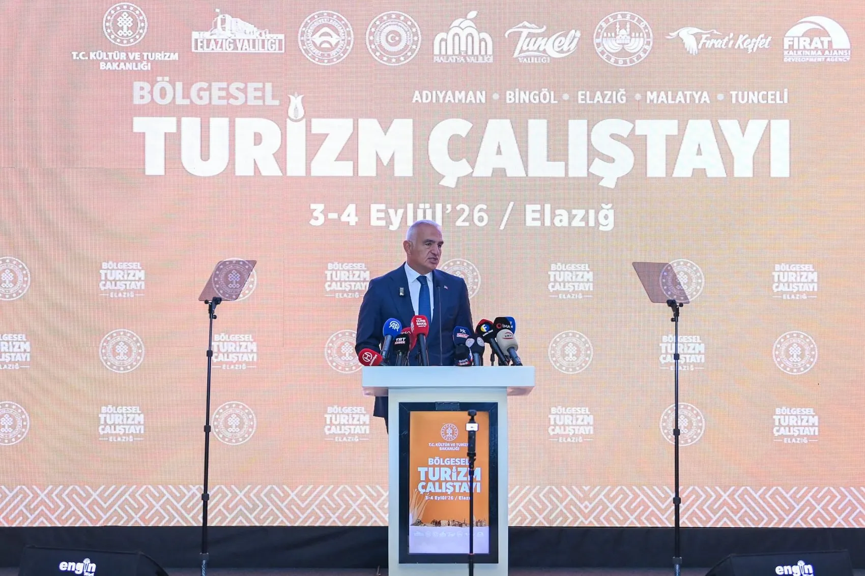 Bakan Ersoy Elazığ'da turizmi tüm yıla yayma hedefini açıkladı