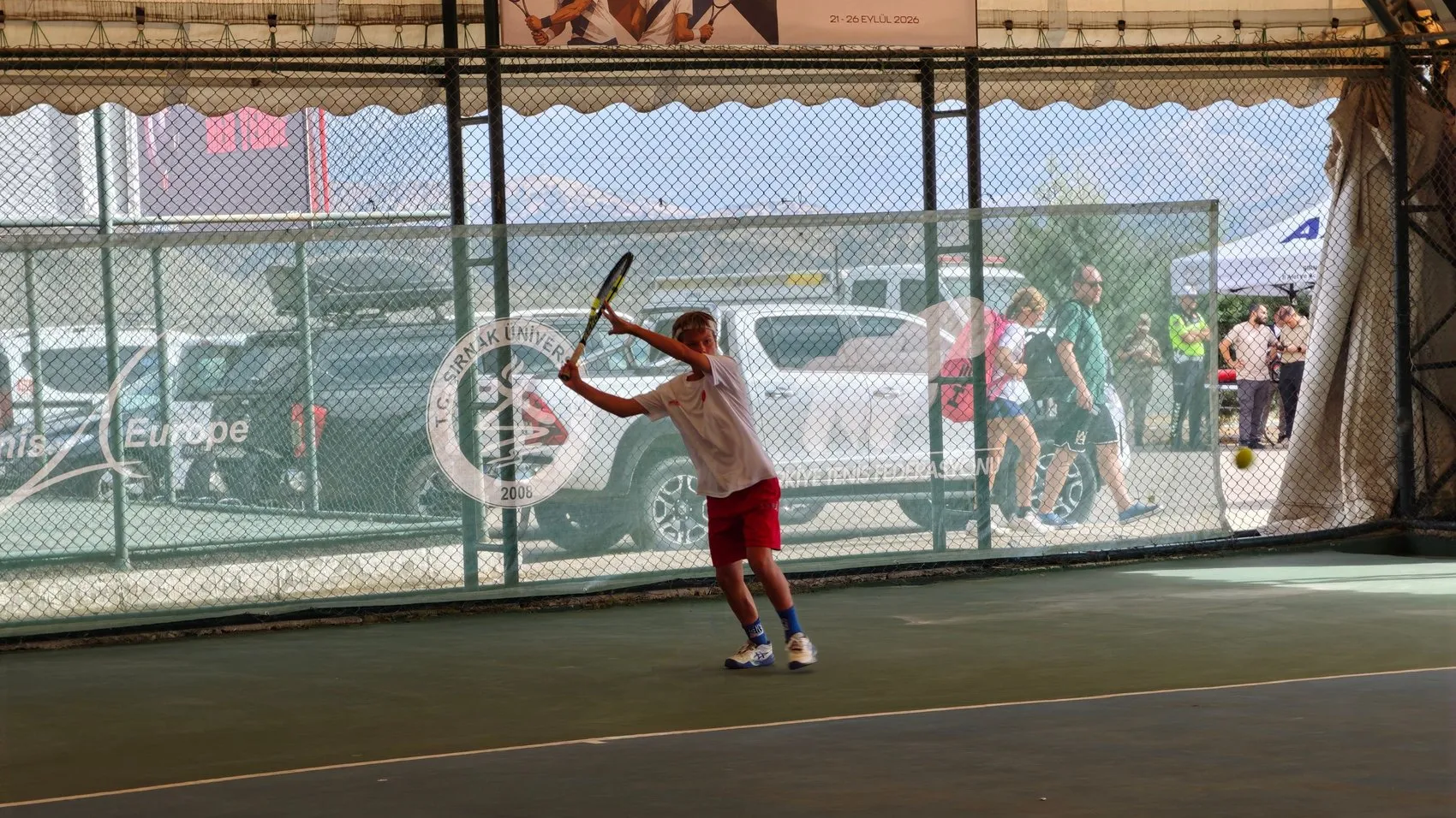 Şırnakta Uluslararası Cudi Cup Tenis Turnuvası heyecanı başladı