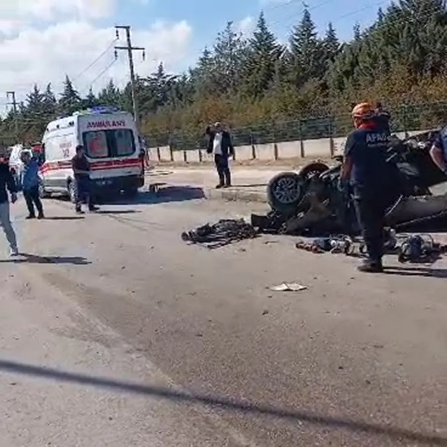 Elazığ yolunda feci kaza iki kişi hayatını kaybetti