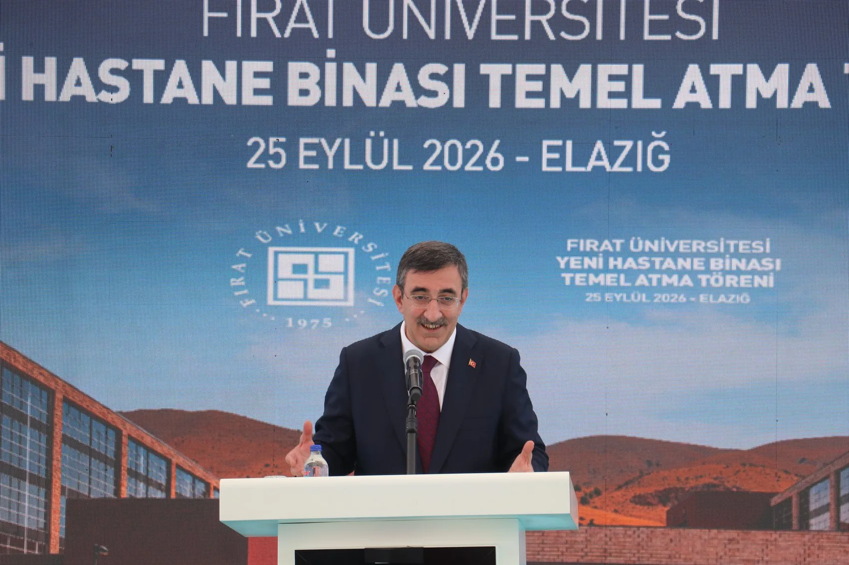 Cevdet Yılmaz Elazığ'da Fırat Üniversitesi yeni hastanesinin temelini attı