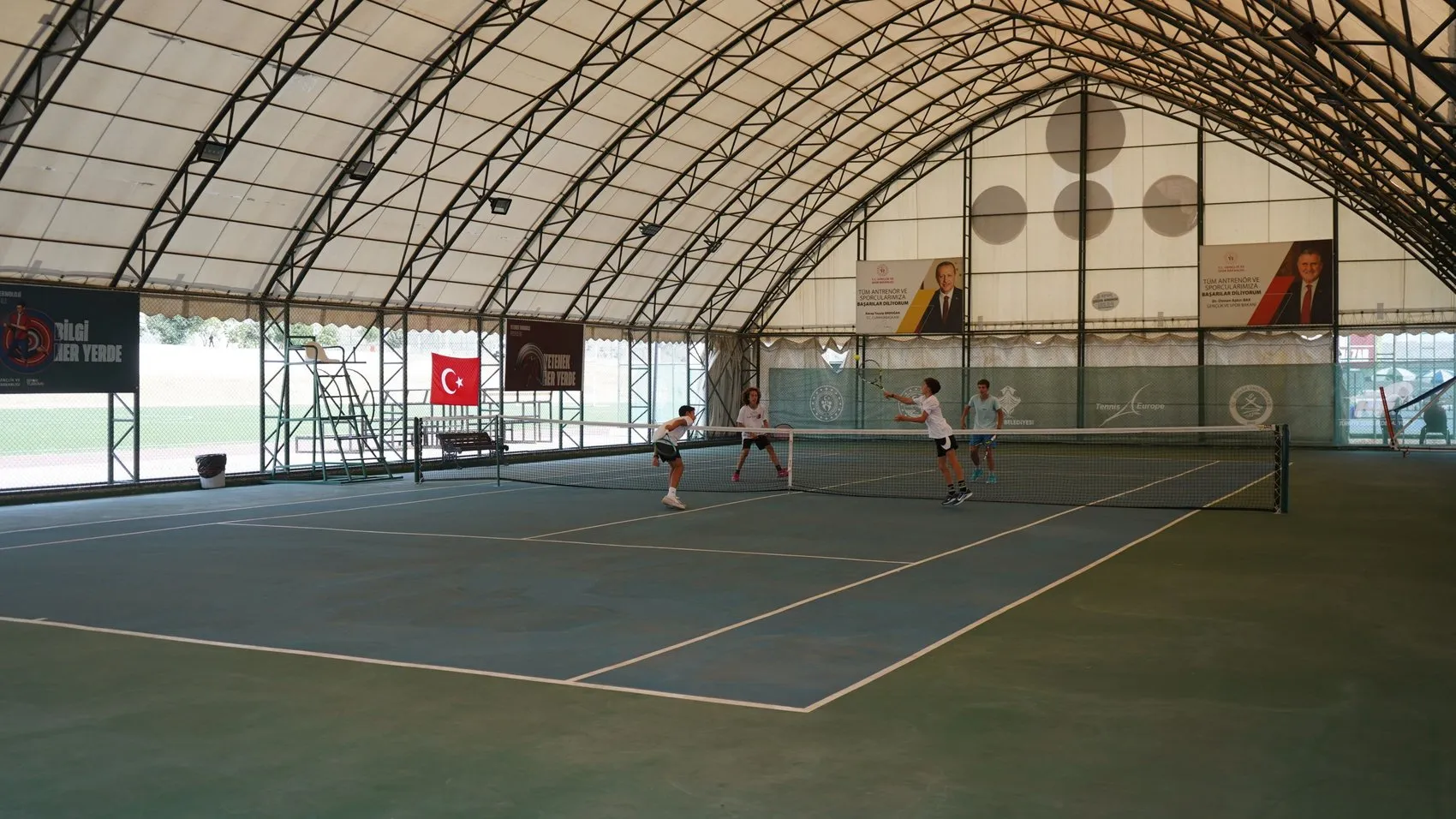 Şırnakta Uluslararası Cudi Cup Tenis Turnuvası heyecanı başladı