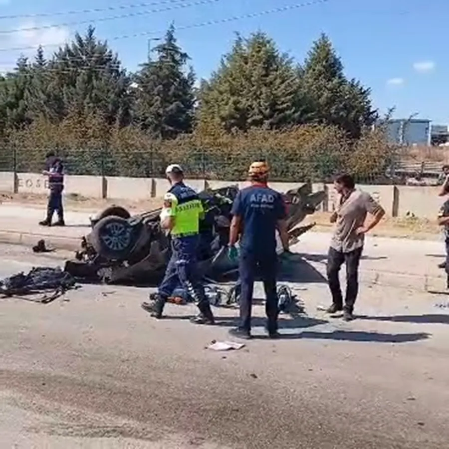 Elazığ yolunda feci kaza iki kişi hayatını kaybetti