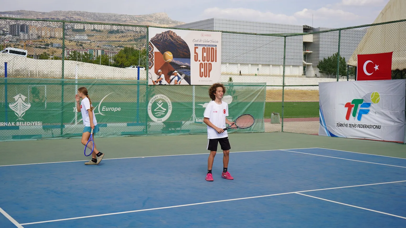 Şırnakta Uluslararası Cudi Cup Tenis Turnuvası heyecanı başladı