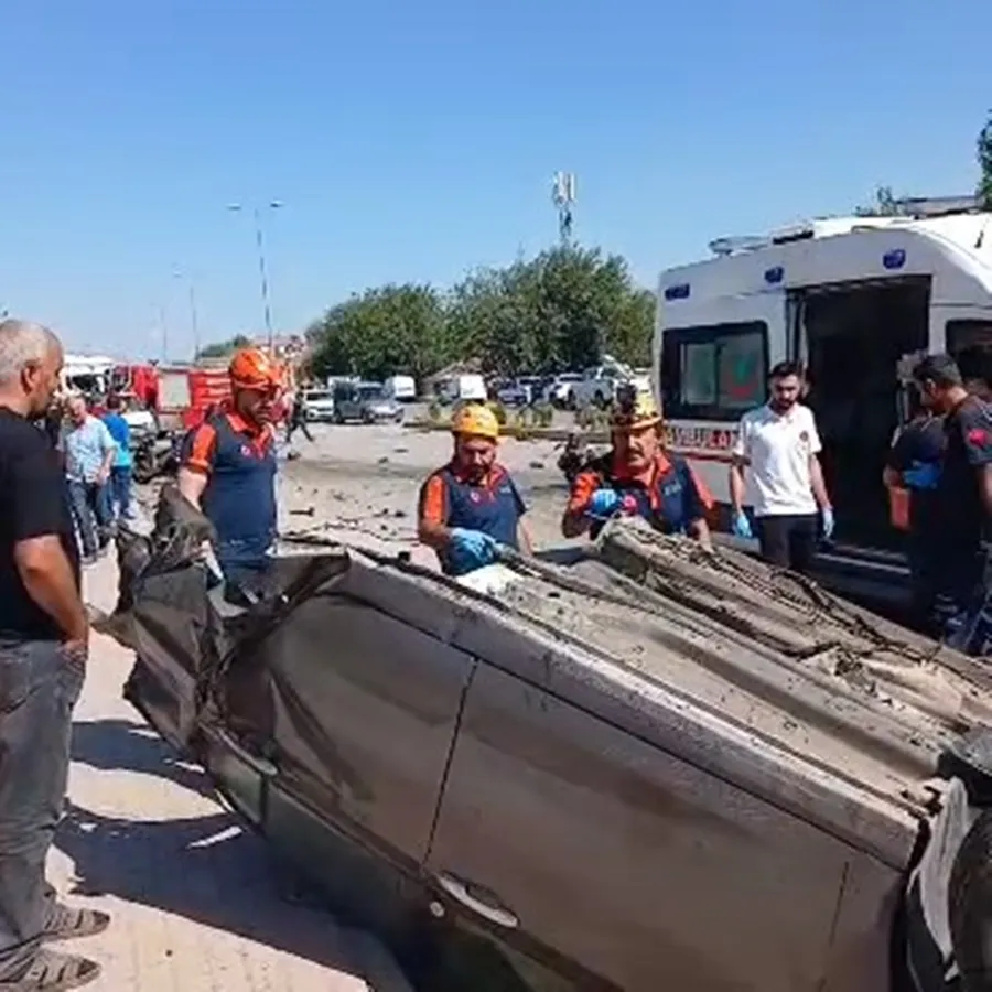 Elazığ yolunda feci kaza iki kişi hayatını kaybetti