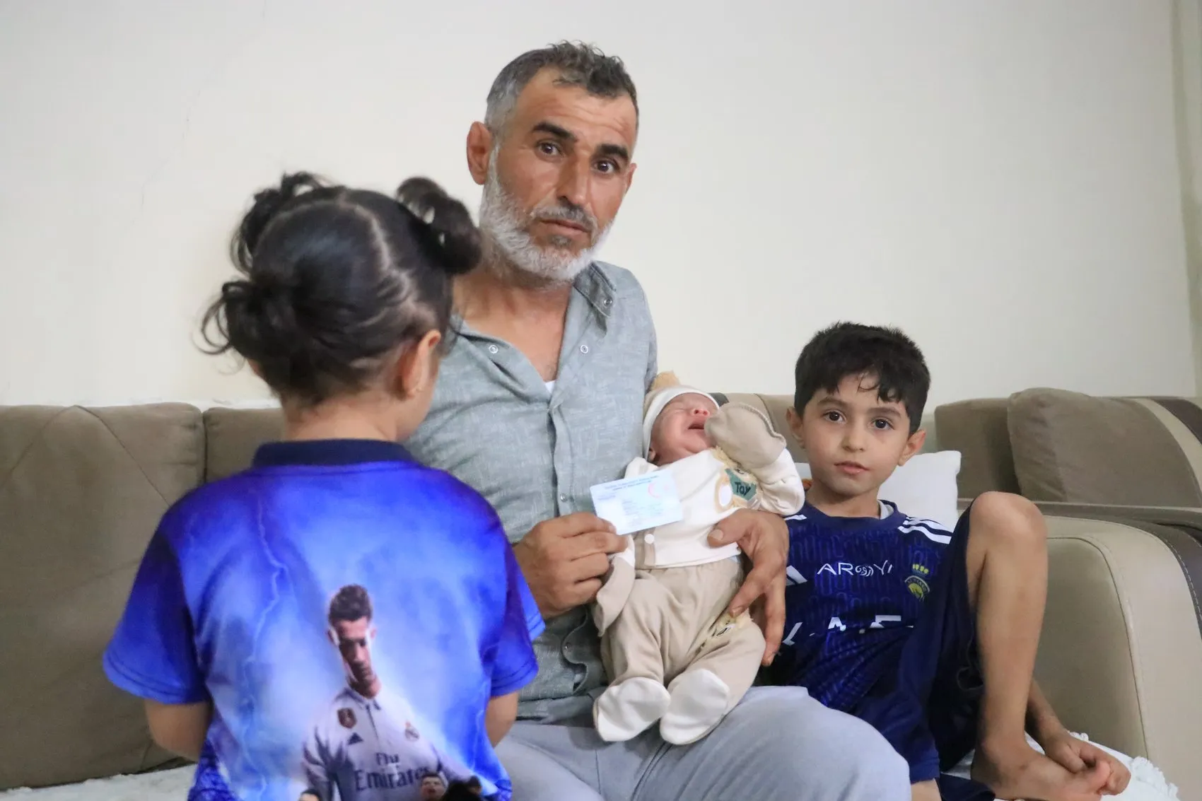 Diyarbakırlı baba yeni doğan oğluna Cristiano Ronaldo ismini verdi