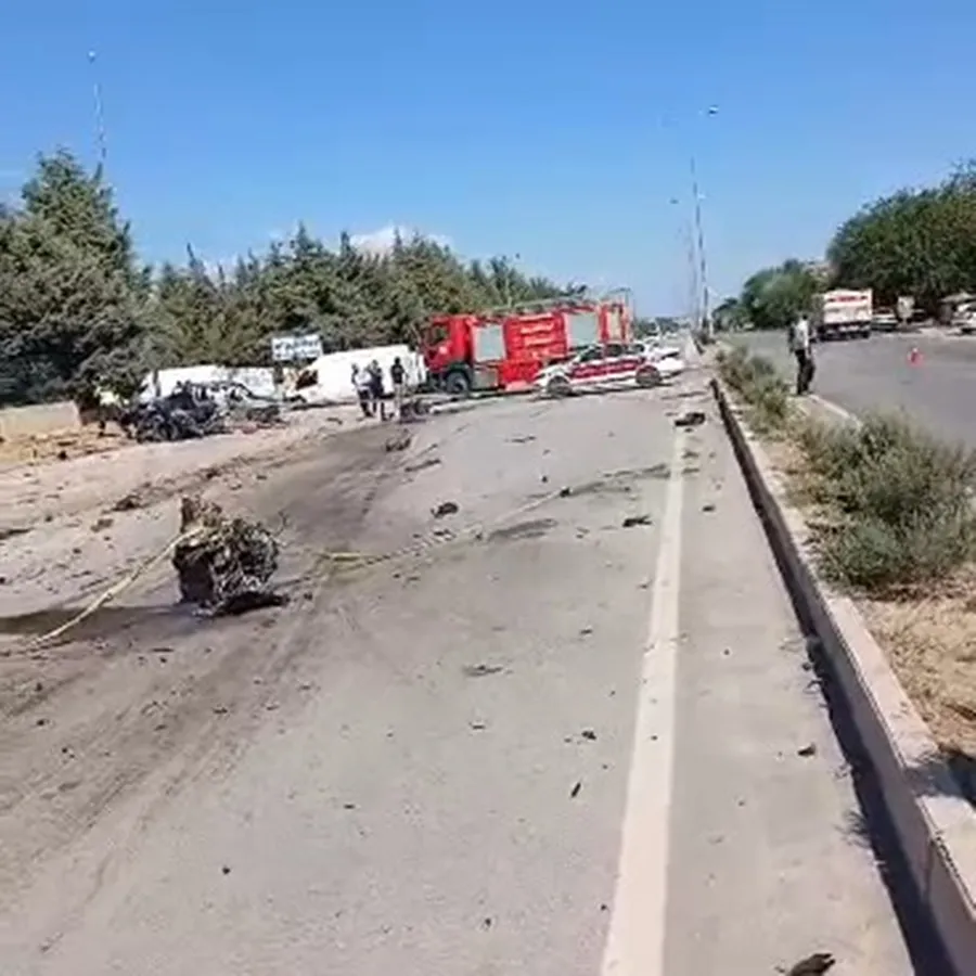 Elazığ yolunda feci kaza iki kişi hayatını kaybetti