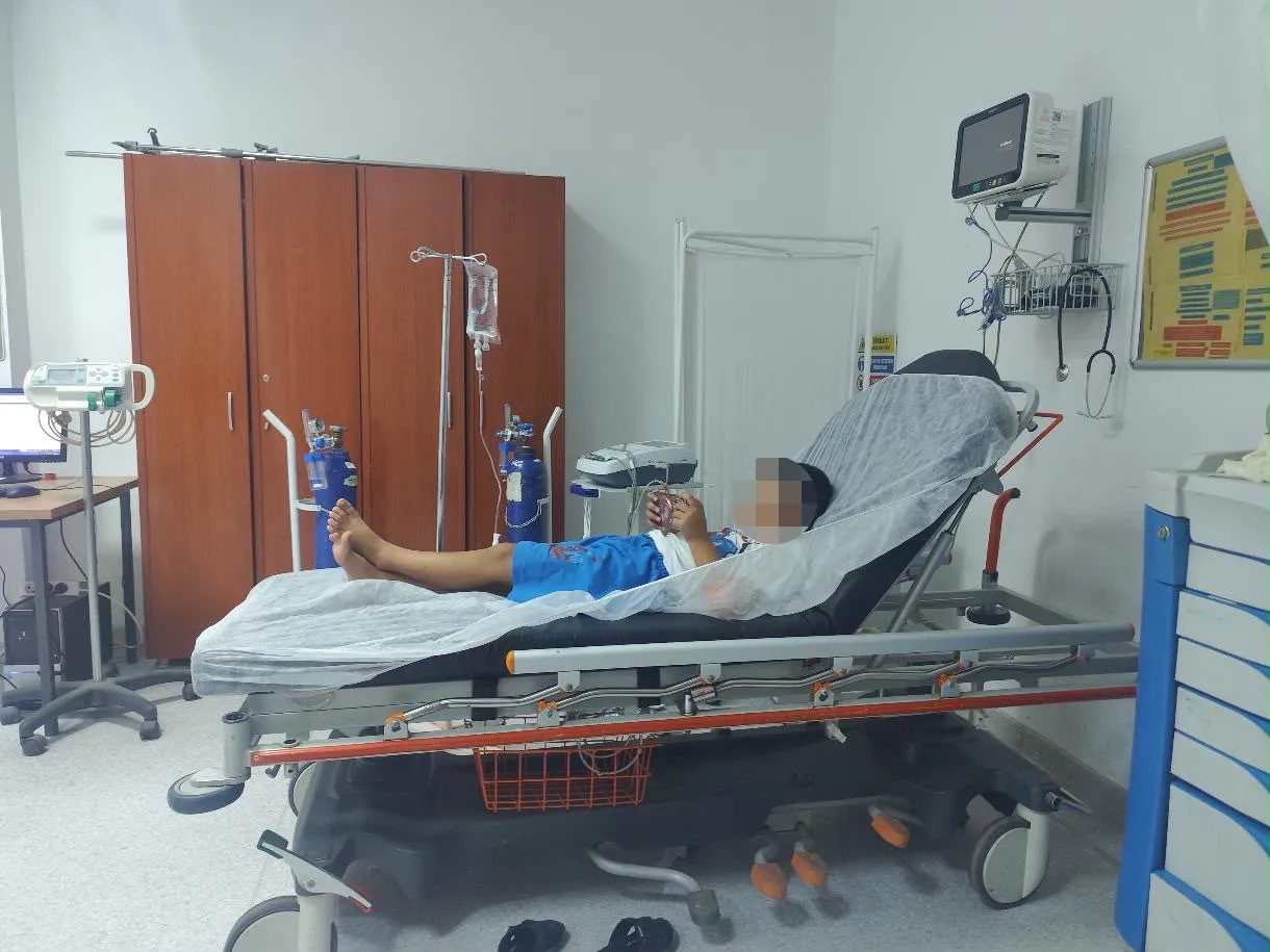 Bismil'de parktaki açık elektrik kablosu dört yaşındaki çocuğu yaraladı